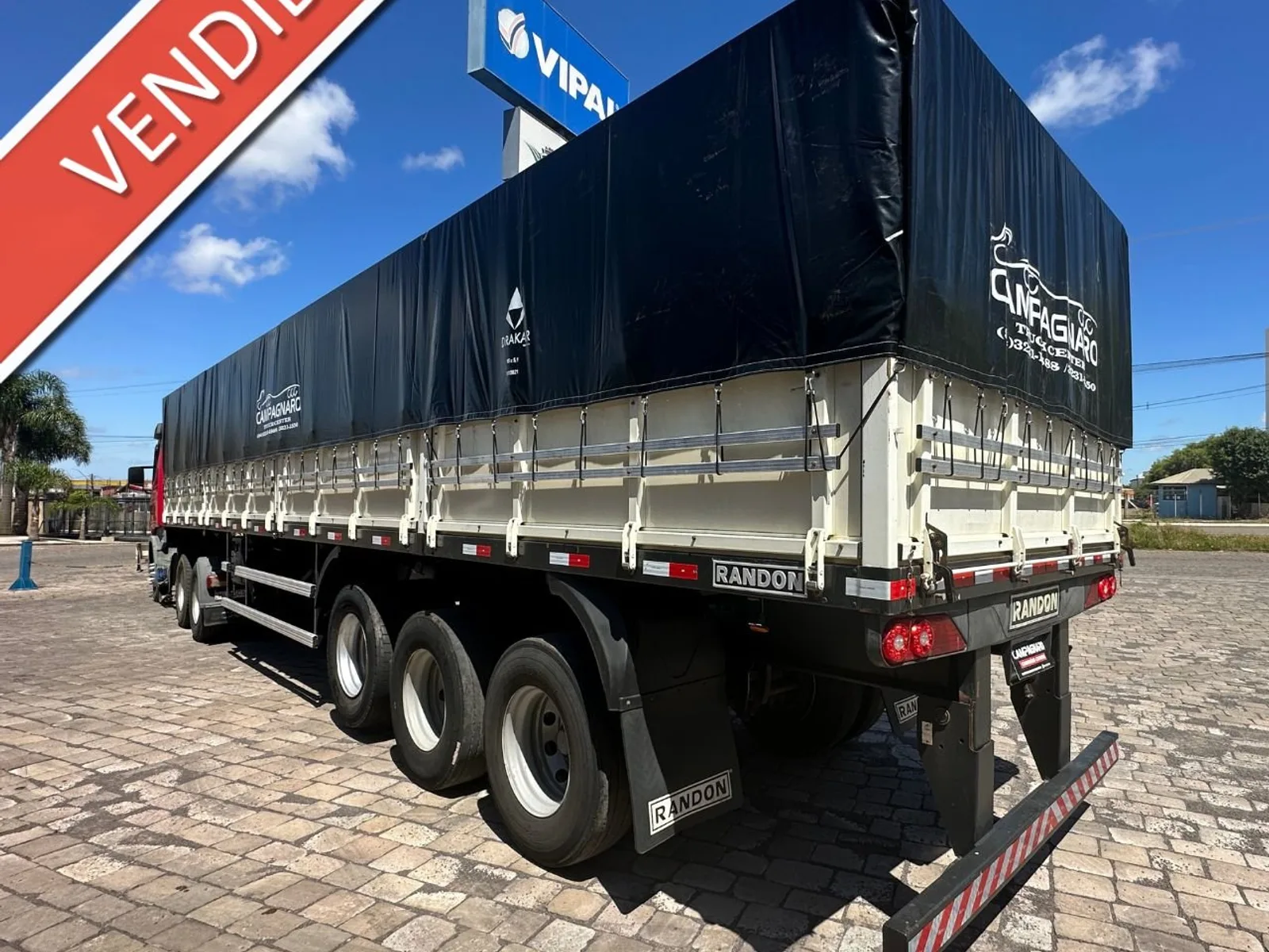 Carreta Graneleira Randon Branca 2020, foto 1 de 3