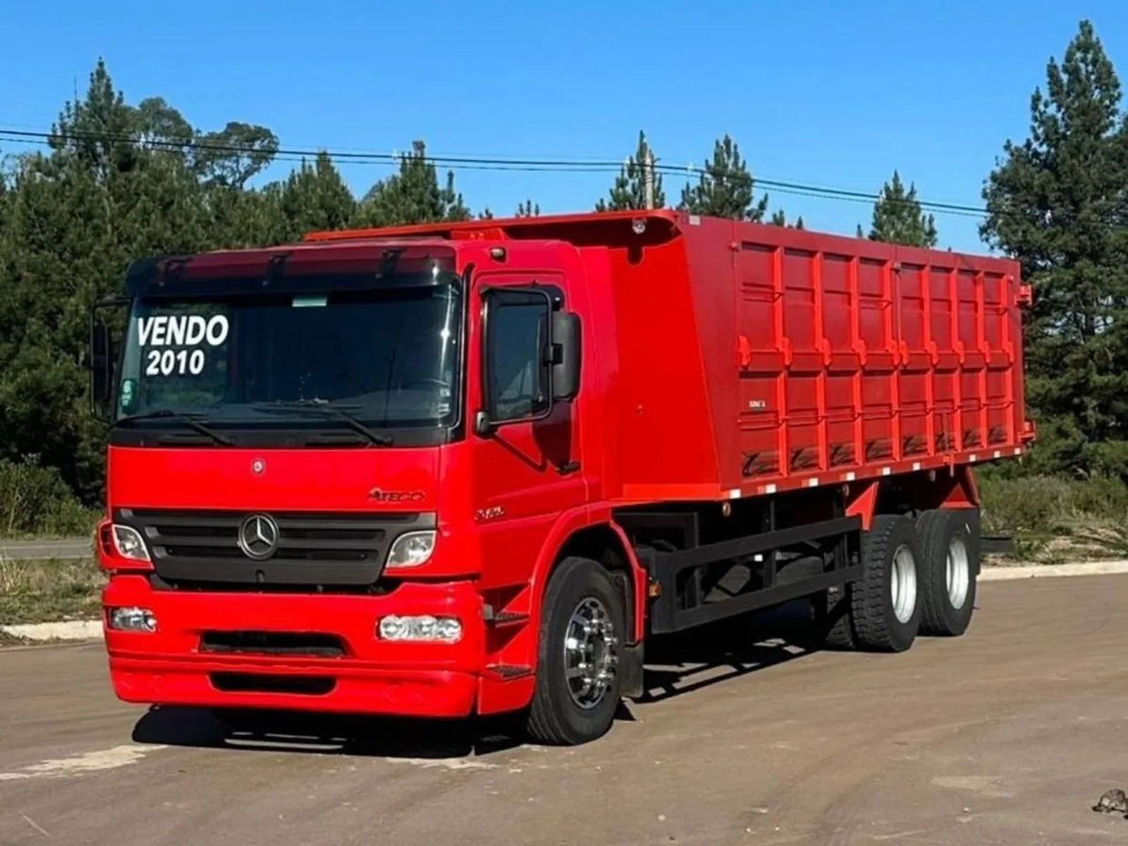 Caminhão Mercedes-Benz 2425 Caçamba Agrícola 2010, foto 1 de 3